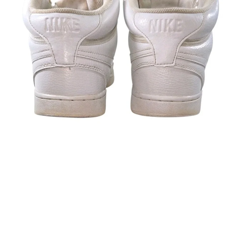 Nike Mens Court Vision Athletic Shoes Size10‎ High Triple White CD5466-100